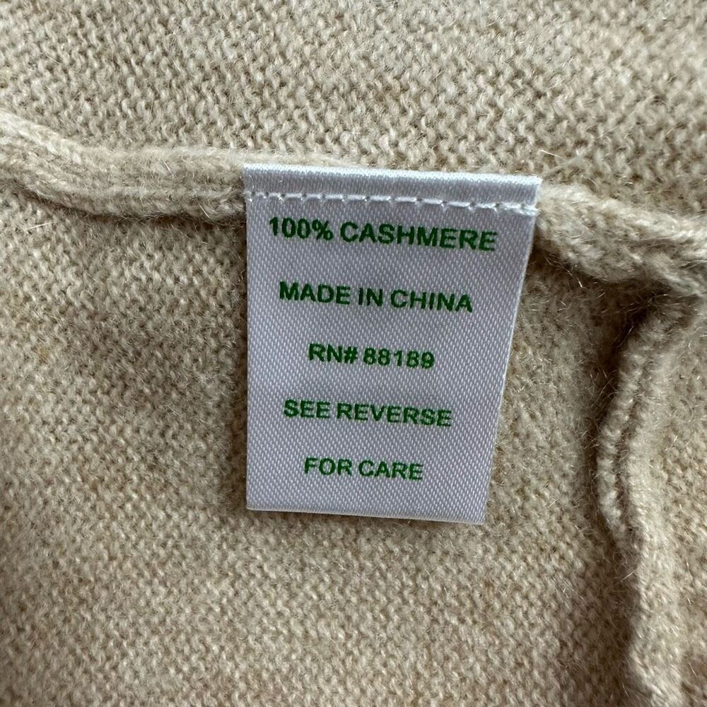 Lilly Pulitzer Bryn 100% Cashmere Cardigan Sweater Large HOLES - Picture 4 of 11